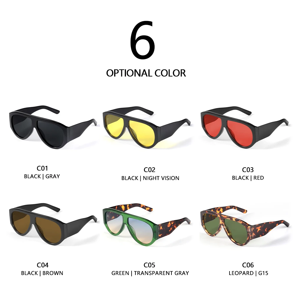 CRIXALIS брендовые солнцезащитные очки-пилоты для женщин модные негабаритные очки в