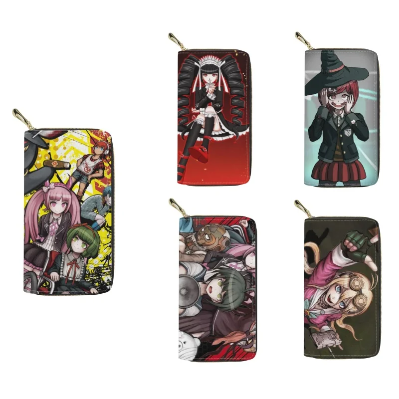 

Роскошный брендовый кошелек с рисунком аниме Danganronpa IU Iruma для девушек женский кожаный деловой держатель для карт Водонепроницаемые клатчи