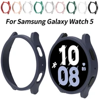 watch cover for samsung galaxy watch 5 40mm 44mm pc matte case protective bumper shell for galaxy watch 5 protector case 4440mm