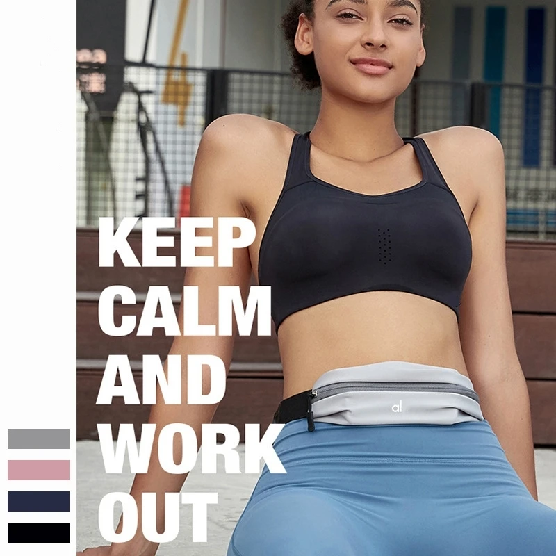 NWT Al Yoga Unisex Sports Running Waistpack High Density Waterproof Fabric Phone Storage Bag For Women Gym Fitness Running Bag