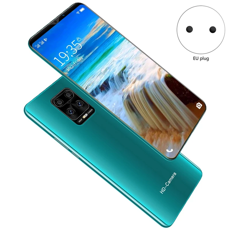 Note9 5 8 дюйма 1 + 4G Распознавание лиц Вода Смарт-телефон Android Сеть 3G Черный