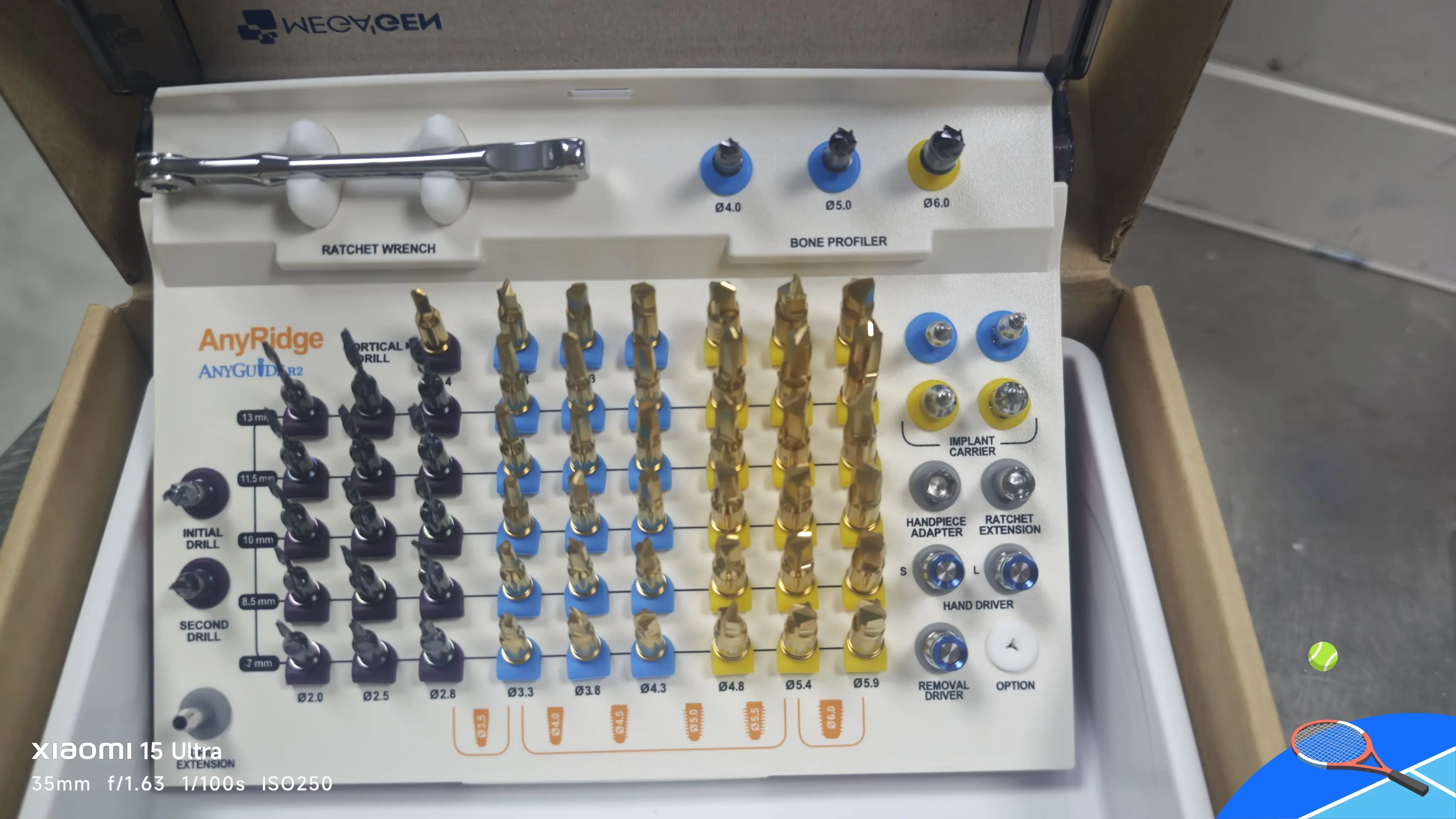 Фото Набор инструментов для хирургии зубов Anyridge Guide Kit Megagen AR Implant Surgical Set