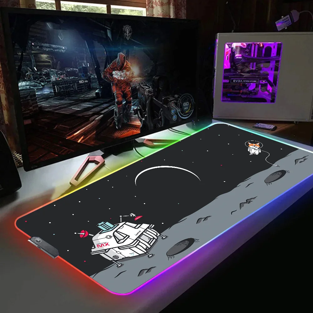 Коврик для мыши со светодиодной подсветкой большой скорости