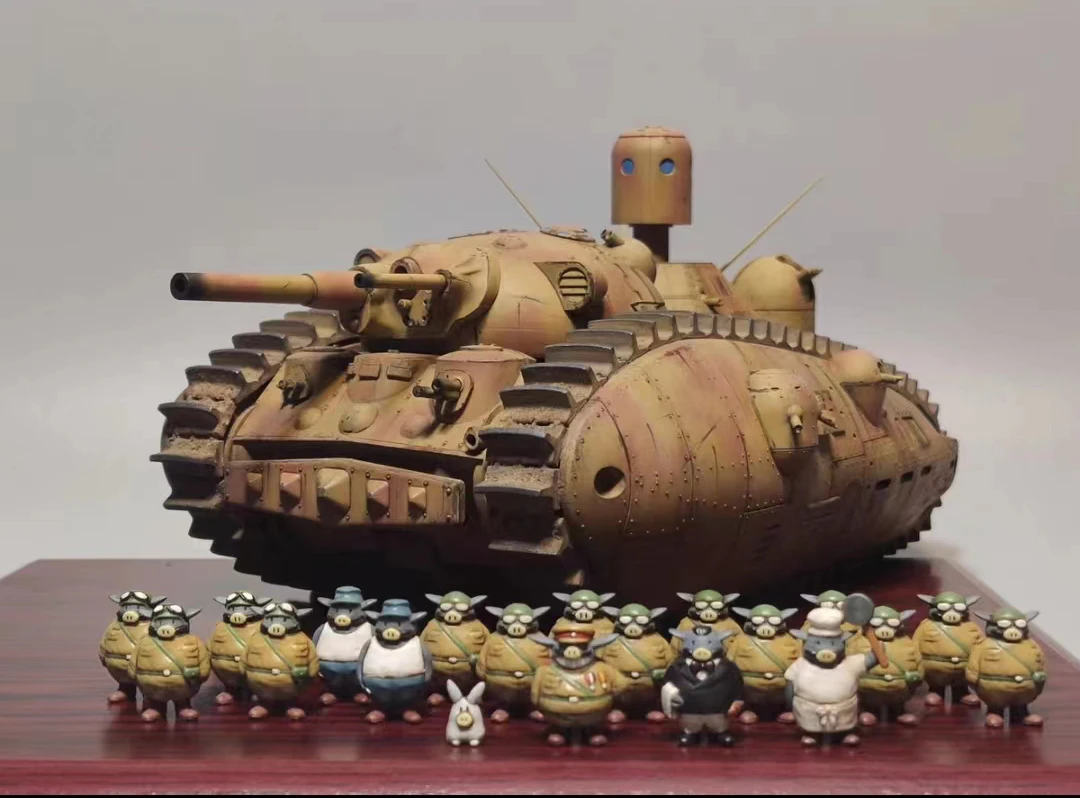 

Limited Original Hayao Miyazaki Goodies Collection Evil Service One and 20 Piglets Anime Figurie Purely Handmade Collectible Toy