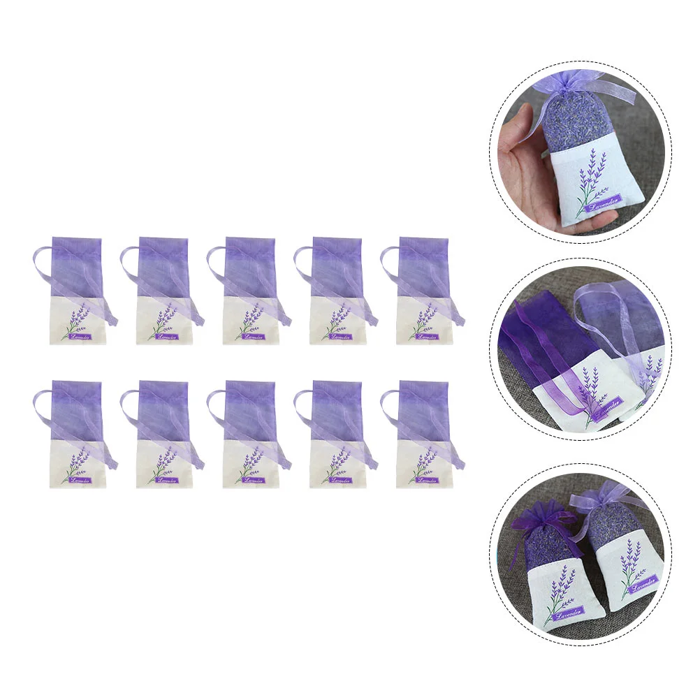 

Lavender Sachet Bag Fragrance: 22pcs Fragrant Lavender Buds Bag Dried Lavender Sachet Drawstring Scented Bag Drawer Freshener