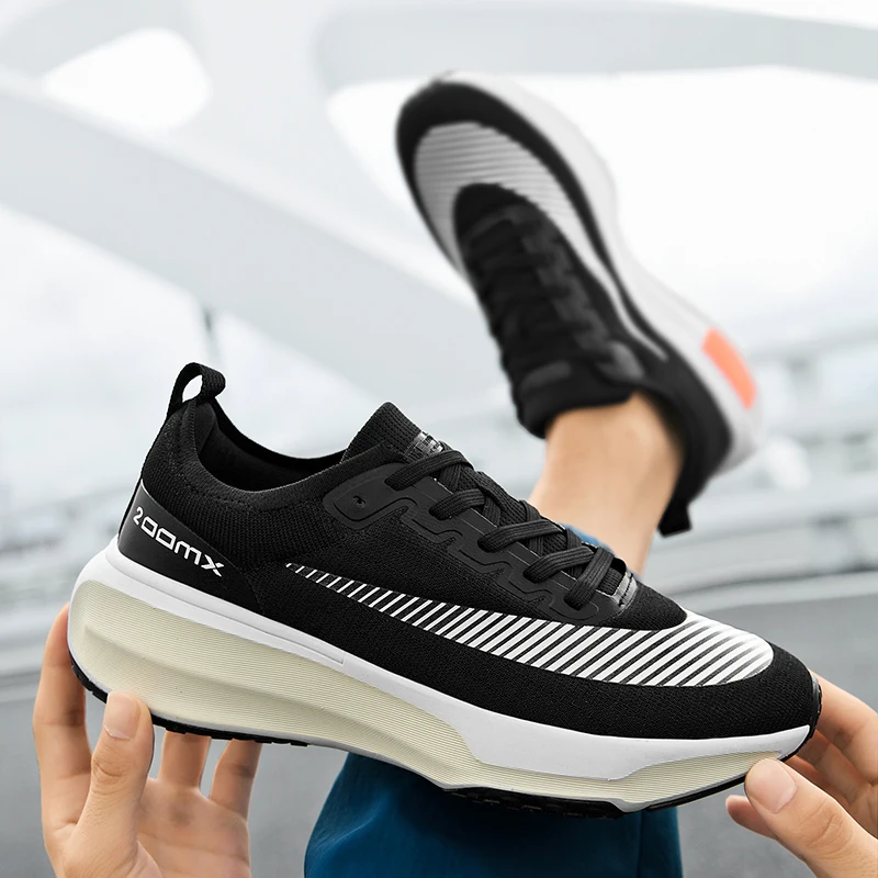 Мужские кроссовки для бега марафона дышащие легкие удобные спортивные
