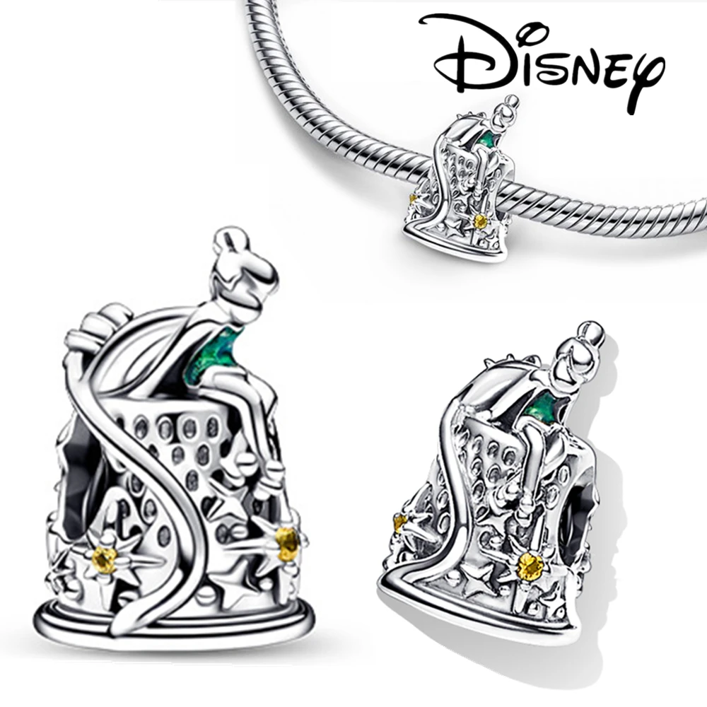 Disney Tinker Bell Celestial 925 Sterling Silver Dangle Charm Fit Pandora Bracelet Silver 925 Original Charms for Jewelry Making