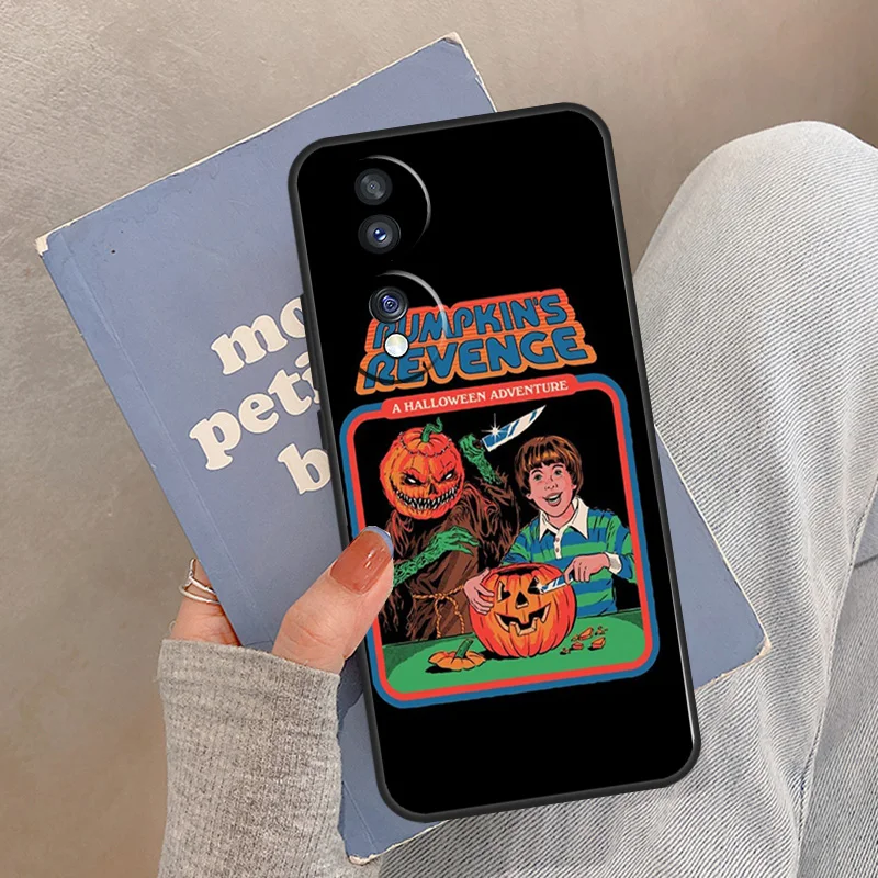 Фото Забавный чехол на Хэллоуин с Сатаной для Honor Magic 7 6 5 8 Pro, Honor Win RT X9d X9c X9b X9a X8c X8b 70 90 200 400 Lite №4