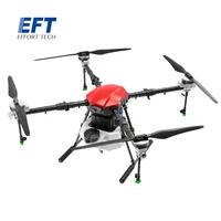 2022 top sale gyrocopter agriculture drone eft e416p uav accessories 4 axis frame 16kg payload spray machine agricultural