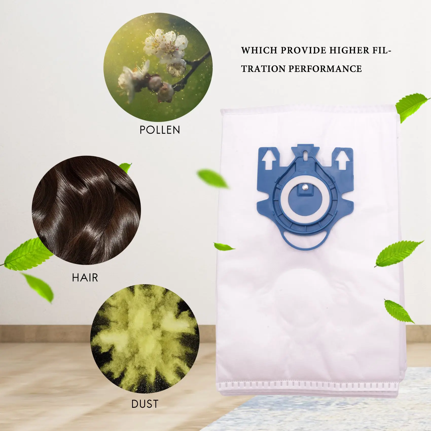 15 шт. пылесос для Miele GN AirClean 3D эффективные мешки пыли замена пылесборник часть