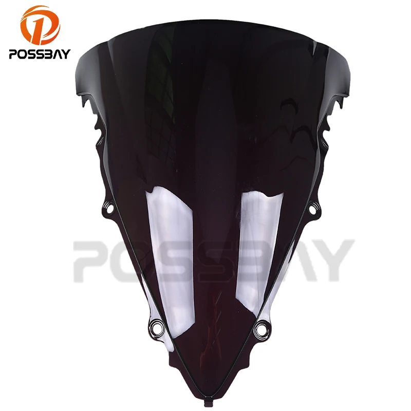 

POSSBAY 2Colors Bicicleta Motorcycle Windshield Windscreen For Yamaha YZF R6 2003-2005 /YZF R6S 2006-2009 Bike Wind Deflector