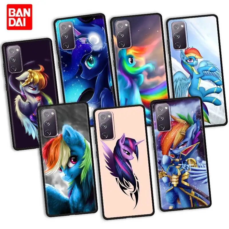 

Cover Case for Samsung Galaxy S20 FE S21 S10 S9 Plus Ultra 5G S20fe S21fe S20ultra Bag Capa Armor Little Pony Rainbow Dash