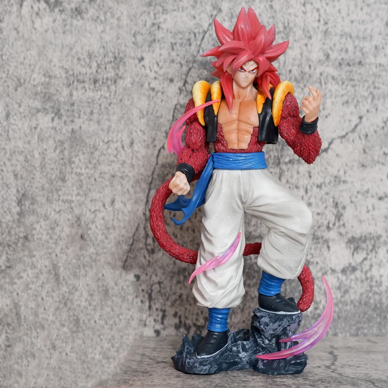 Аниме Dragon Ball Z Super Saiyan 4 Gogeta GK ПВХ Фигурка Боевая Статуя Коллекция Модель Детские