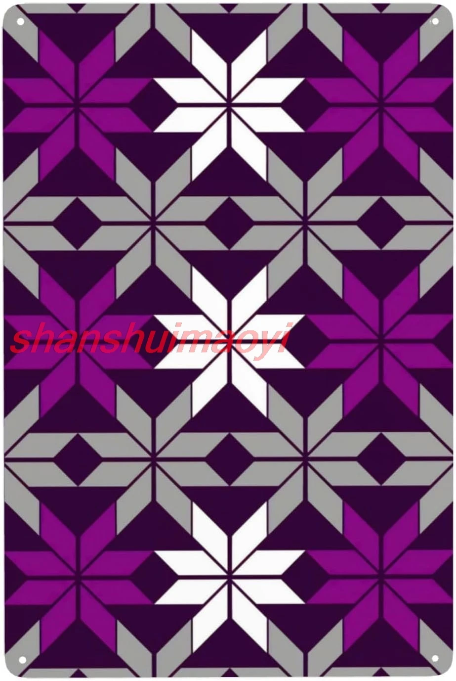 Металлическая жестяная вывеска Asexual Pride Origami Starburst металлическая подходит для