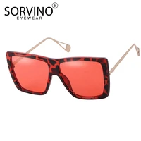 sorvino retro shades men oversized square sunglasses 2020 women luxury brand designer fashion festival big red sun glasses p394