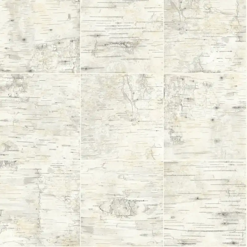 

Champlain Grey Grid Wood Wallpaper