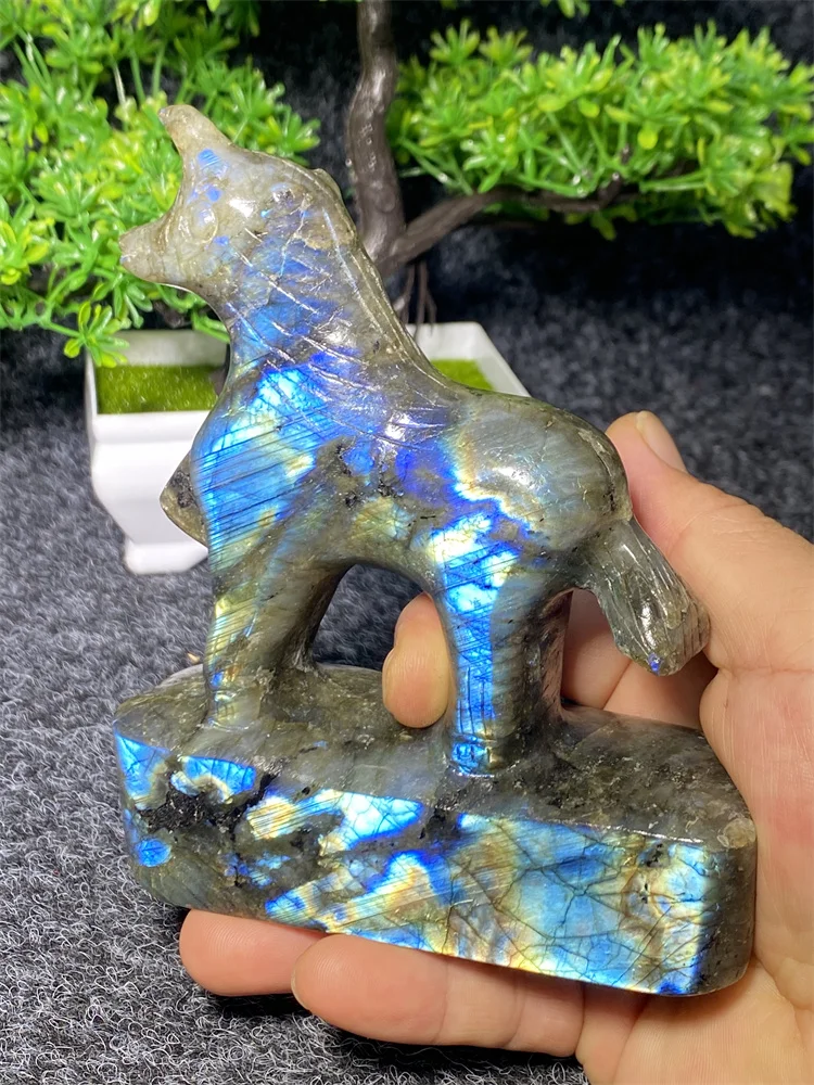 Природный таинственный лабрадорит чистый ручная работа единорог аура