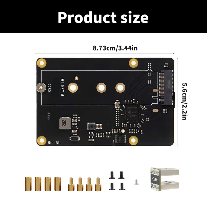 Плата расширения твердого диска X872 M.2 NVMe с высокоскоростным USB для RPi 4 поддержка