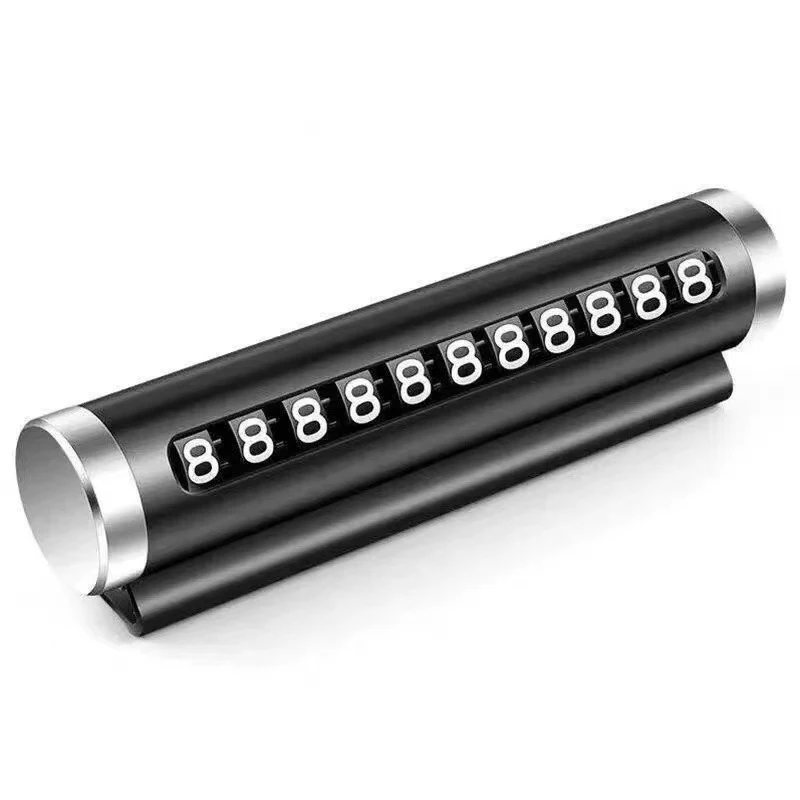 

Металлическая Автомобильная карточка для временной парковки, универсальная поворотная табличка с номером телефона, Алюминиевые наклейки, остановка парковки, автомобильный Стайлинг, автомобильные аксессуары