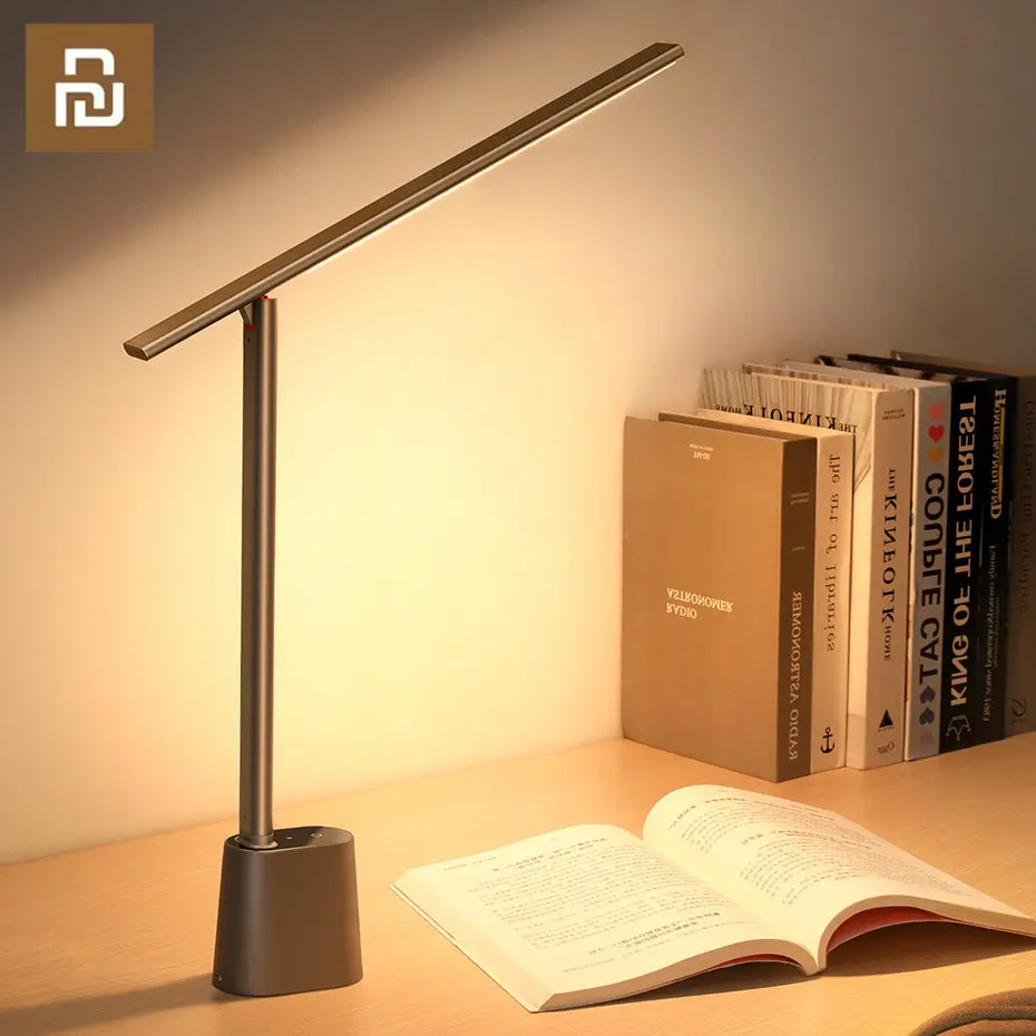 

Youpin Baseus LED Desk Lamp Eye Protection Reading Light Dimmable Office LED Light Foldable Table Lamp Smart Brightness Bedside