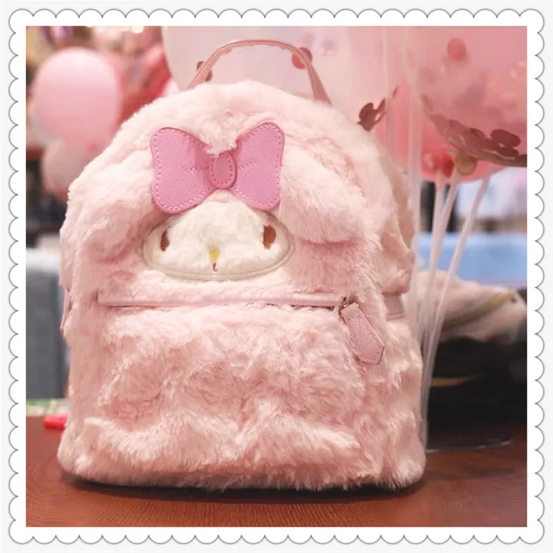 

Sanrio Cinnamoroll Mymelody плюшевая сумка рюкзак милый аниме Kawaii Мягкая кукла плюшевые игрушки мультфильм периферия маленький рюкзак подарок