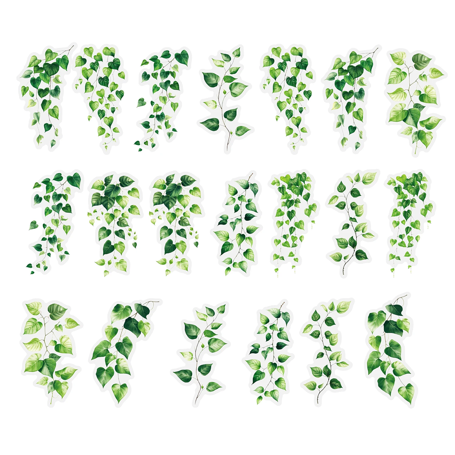 

Самоклеящиеся наклейки с ботаническими листьями для декора