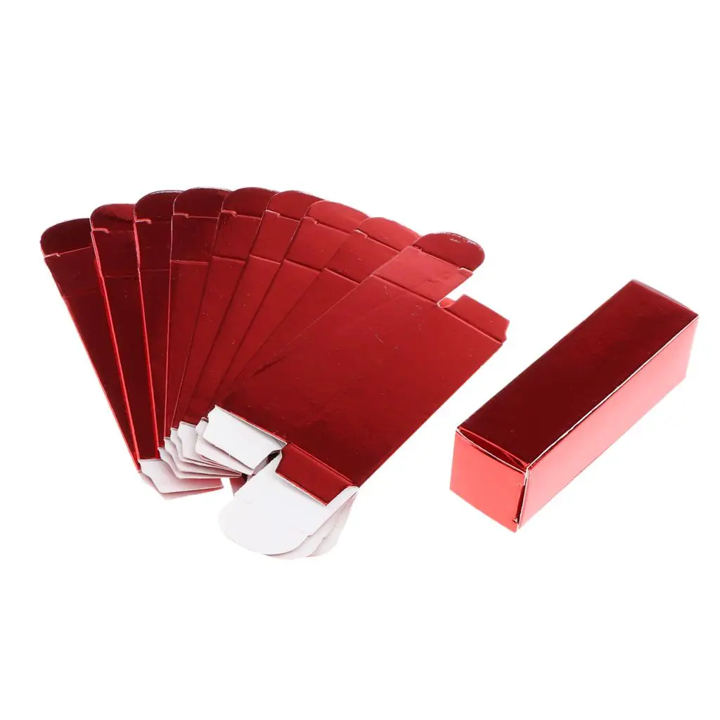

10 Pieces Wrapping Paper Case Box For DIY Craft Gift Cosmetics Packaging