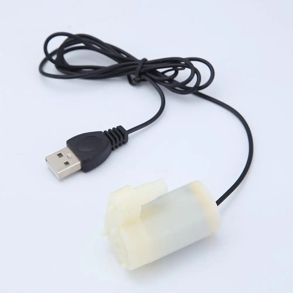 

1m Mini Submersible Water Pump USB Top-ranking PVC Cable Mute Design Firm and Wear-resistant Bass Technology