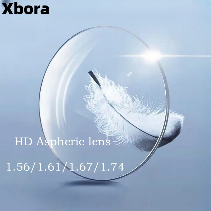 Асферические линзы Xbora 1 56/1 61/1 67/1 74 с высоким разрешением анти-излучение анти-УФ