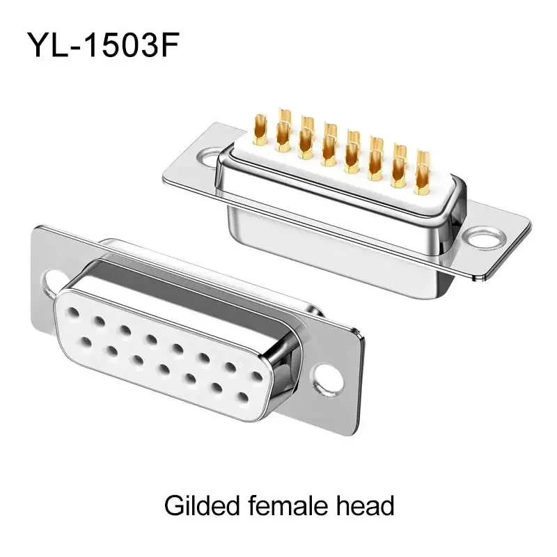 

DB15 металлический разъем 90 градусов 15 контактов Штекерный разъем Промышленный дБ 15 контактов 90 градусов угловой выход металлический корпус адаптер