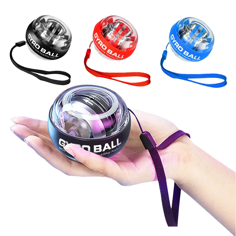 

Gyroscopic Powerball Autostart Range Gyro Power Wrist Ball With Counter Arm Hand Muscle Force Trainer Fitness Equipment