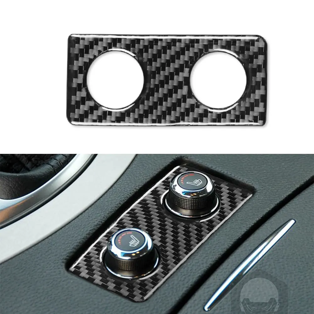 

Аксессуары для Infiniti G35 2007 2008 G37 2008-2013, автомобильные наклейки из углеродного волокна для кнопки нагрева салона автомобиля, сиденья