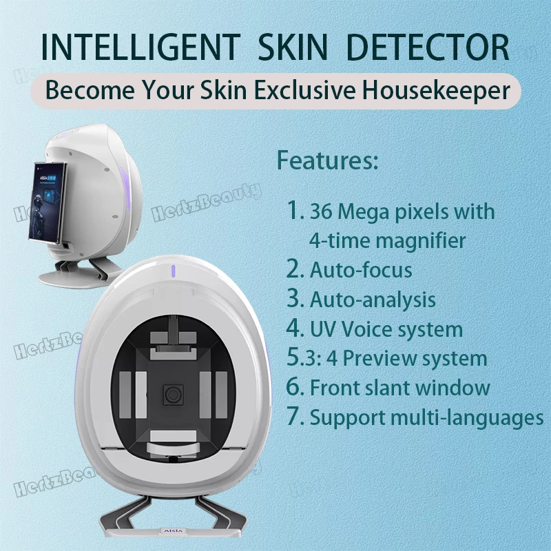 3D Professional Magic Mirror Комплексный диагностический анализатор изображения кожи Сканер