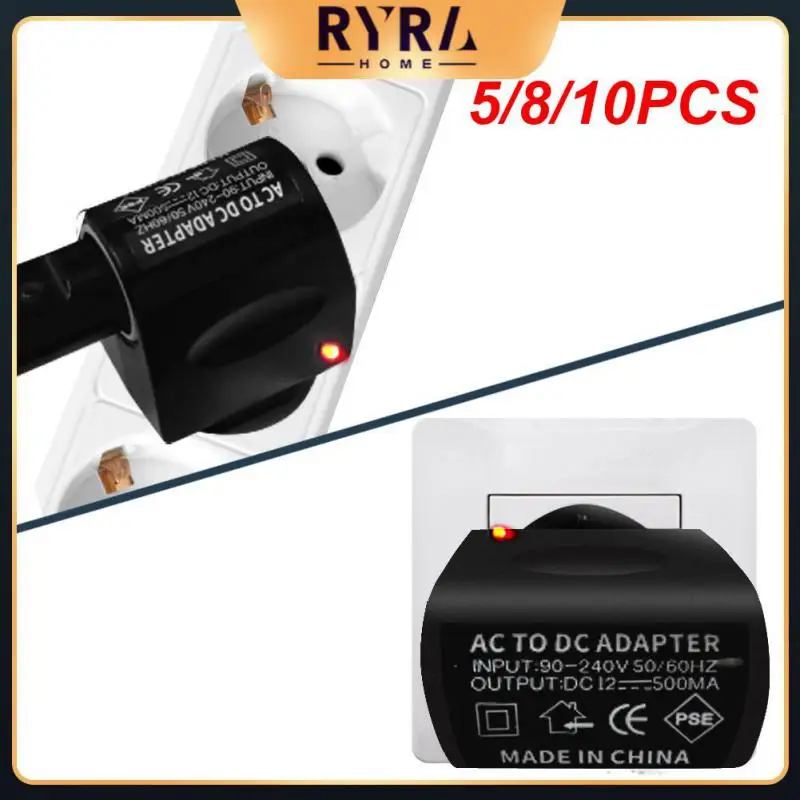 

5/8/10PCS 220v To 12v Portable Cigarette Lighter Multifunctional Cigarette Lighter Conversion Plug Durable