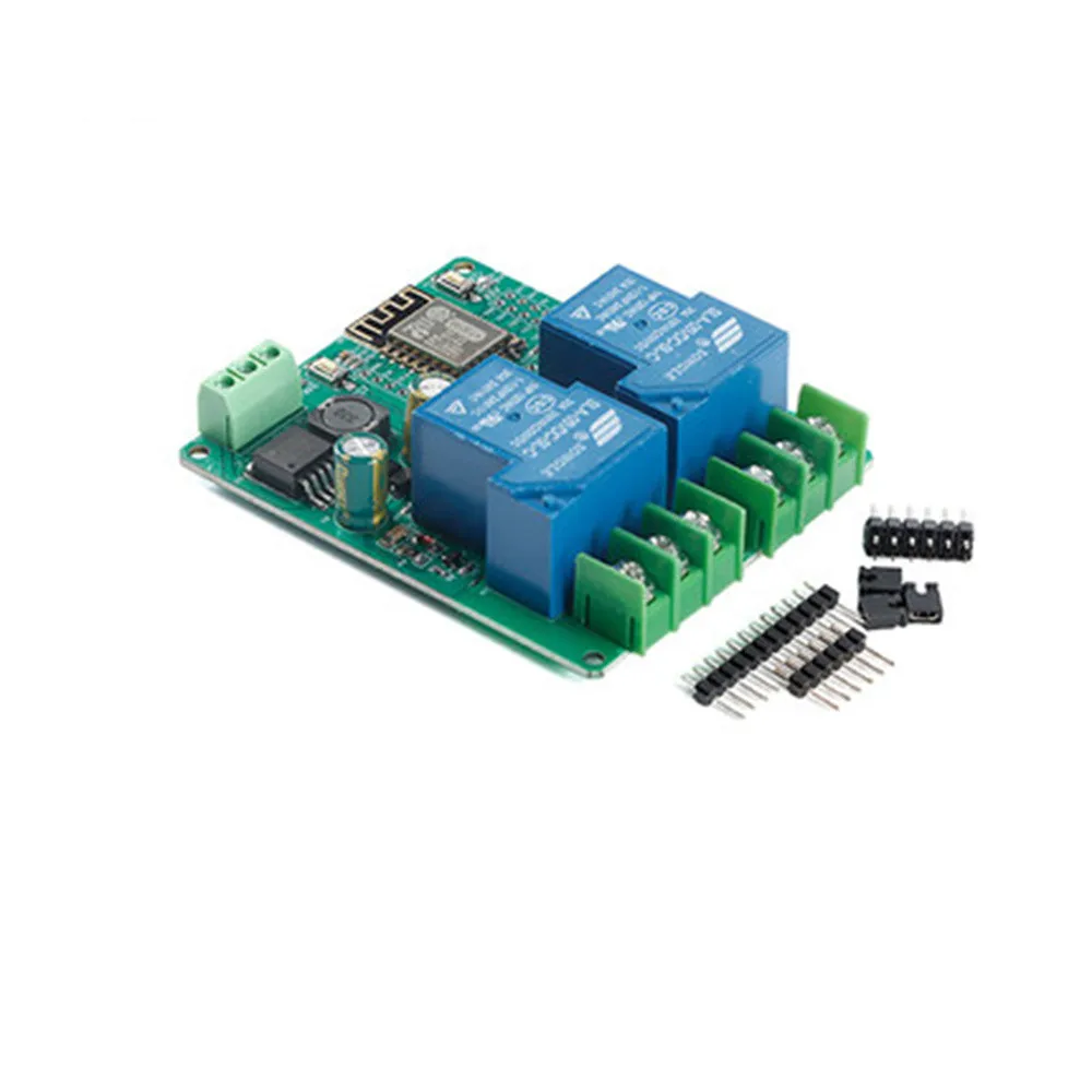 DC7-28/5V источник питания esp8266 WiFi 2-канальный 30A релейный модуль ESP-12F плата разработки