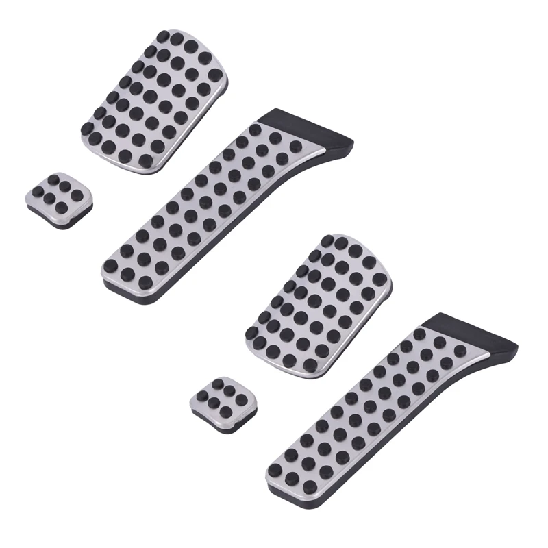 

For Mercedes Benz C E S Glk Slk Cls Sl-Class W203 W204 W211 W212W210 Amg,Accelerator Brake Footrest Pad(6Pcs)