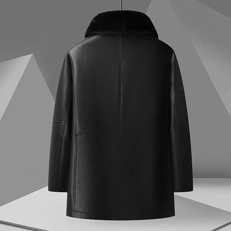 Новое поступление зимняя очень большая мужская деловая повседневная куртка