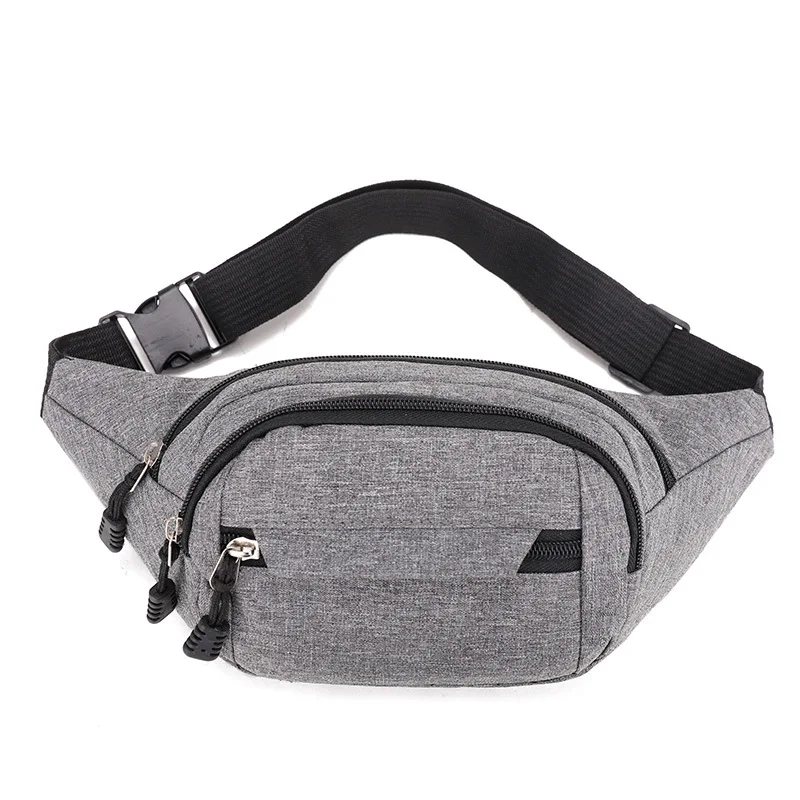 New Large Capacity Waist Bag For Men Multi-Function Fanny Packs Outdoor Shoulder Bag Sports Chest Bag Male Phone Belt Pouch