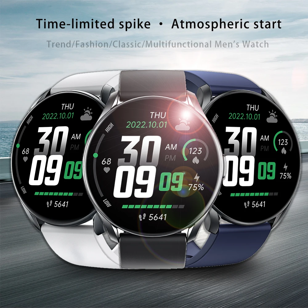 

GEJIAN 2022 New Smart Watch Men Full screen touch sports watches IP68 waterproof bluetooth smartwatch For Android IOS xiaomi