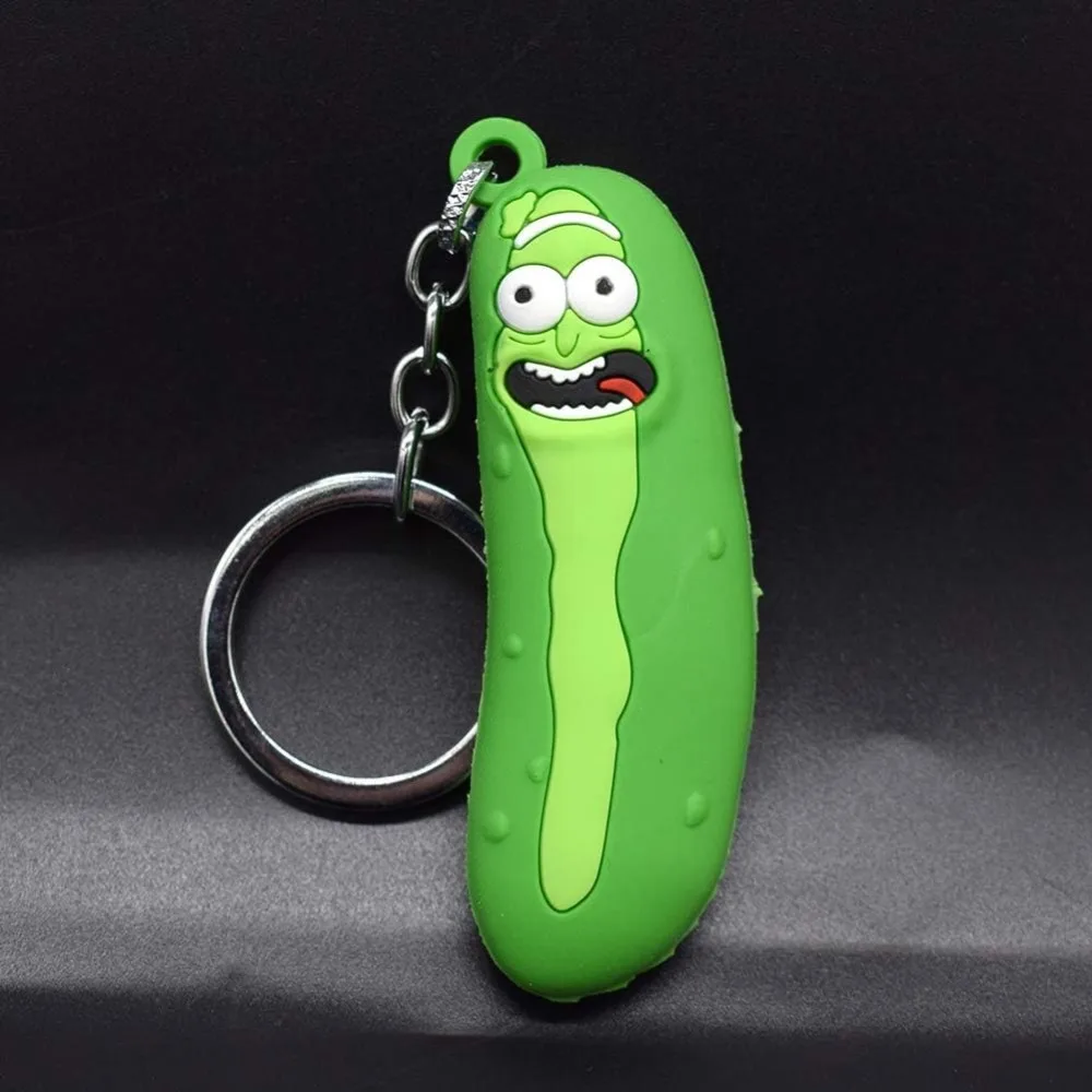 Для 1 шт. брелок для ключей с рисунком огурца украшение школьной сумки подарки