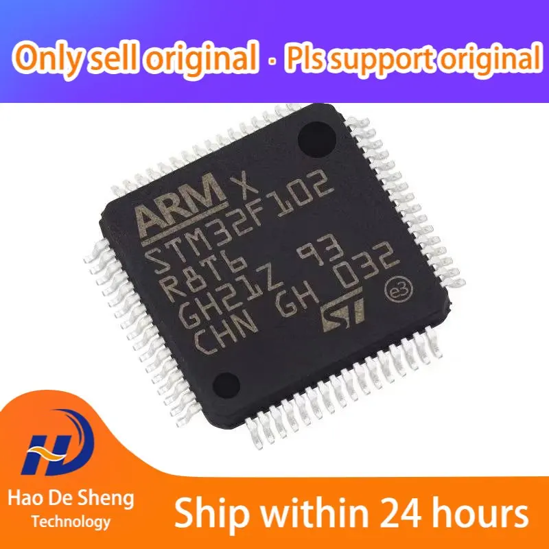 

1 шт./партия STM32F102R8T6 STM32F102RBT6 LQFP-64 новая Оригинальная фотография