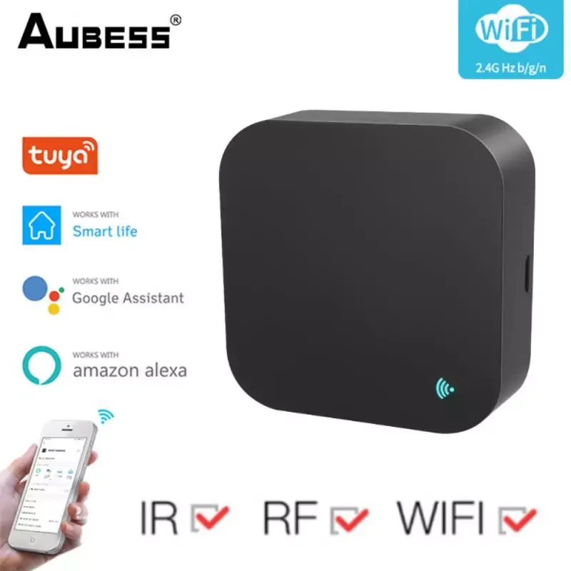 

Новый ИК-пульт дистанционного управления Wi-Fi RF для приложения tuya SmartLife инфракрасный радиочастотный смарт-пульт дистанционного управления ч...