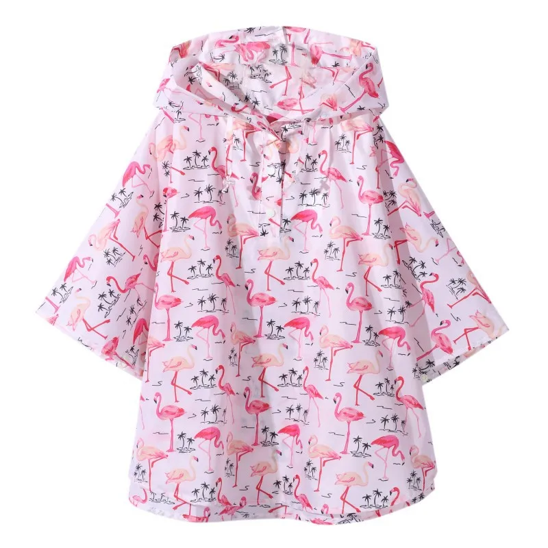 For Girls Boys Hat Eaves Design Breathable Comfortable High Quality Poncho