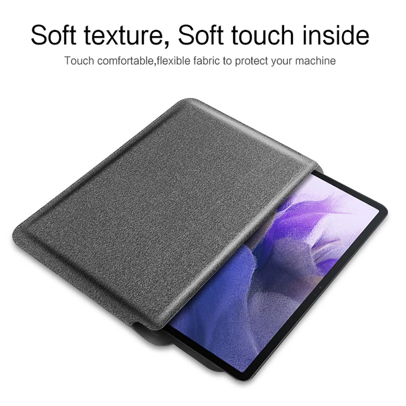 

Чехол-сумочка из искусственной кожи для Samsung Galaxy Tab S7 FE SM-T735 T730 S8 Plus S7 + защитный чехол для планшета 12,4 дюйма