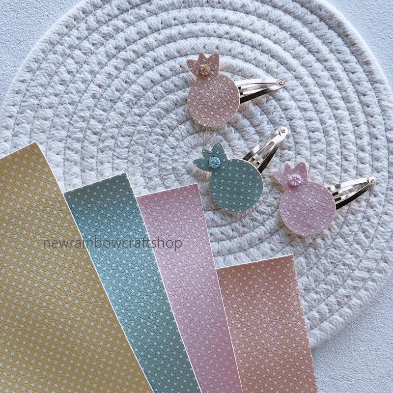 Новая коллекция радужных цветов 22x3 0 см/A4 в горошек из искусственной кожи для