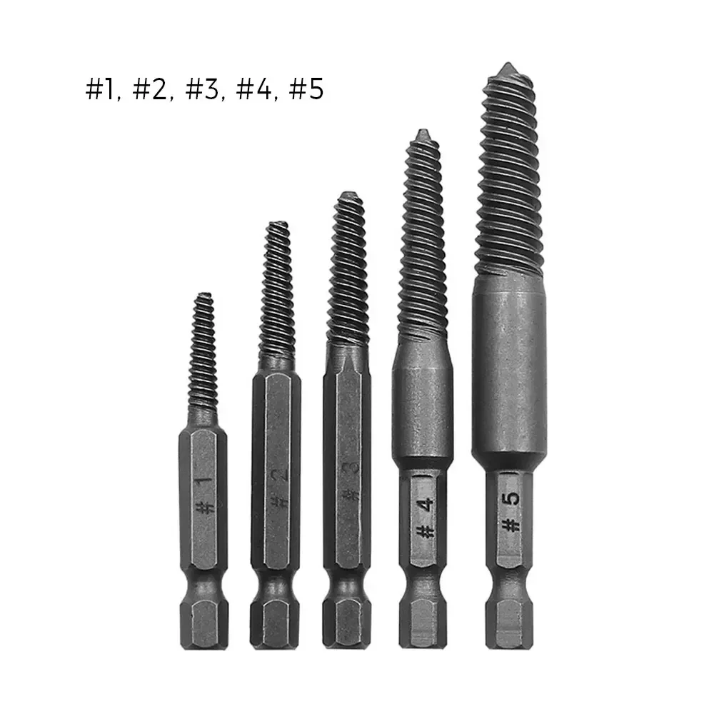 

Набор для снятия сломанных болтов Krachtige 5 шт.