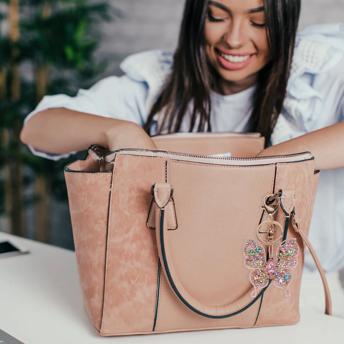 

1pc Keychain Pendant Sturdy Prime Bag Pendant Keychain Pendant Bag Hanging Ornament for Bag