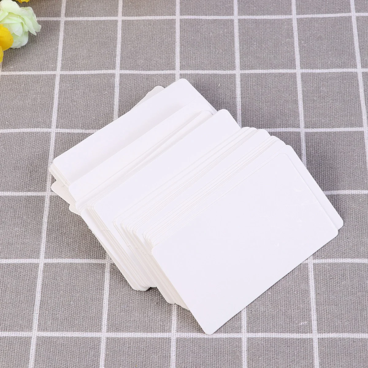 

Blank Business Note Paper Kraft Greeting Message Place Cardstock Memo Pads White Word Postcards Notecards Post Rustic Words Mini