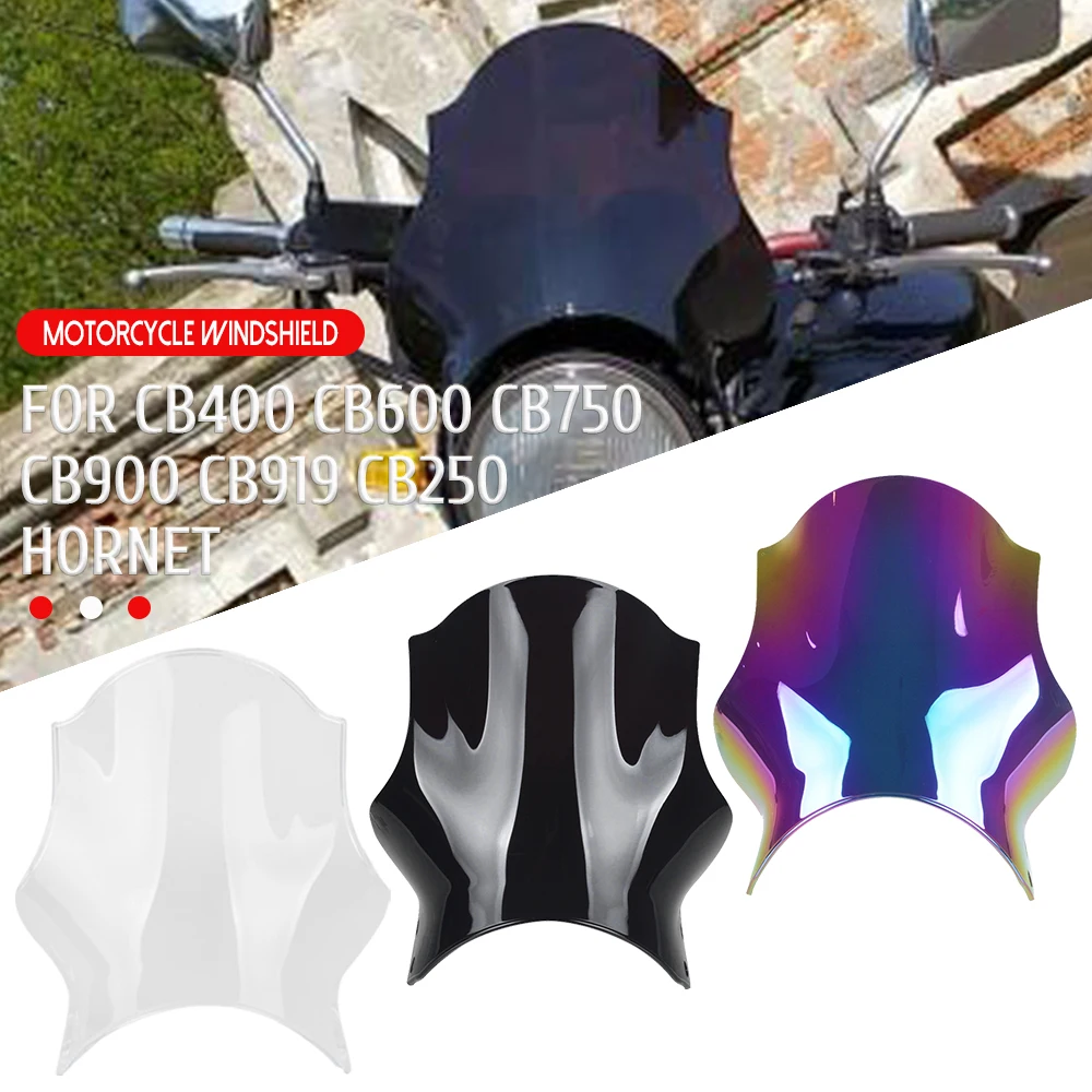 

Дефлектор ветрового стекла защитный экран от ветра для Honda CB400 CB600 CB750 CB900 CB919 CB250 Hornet все годы мотоцикла 2023 2022