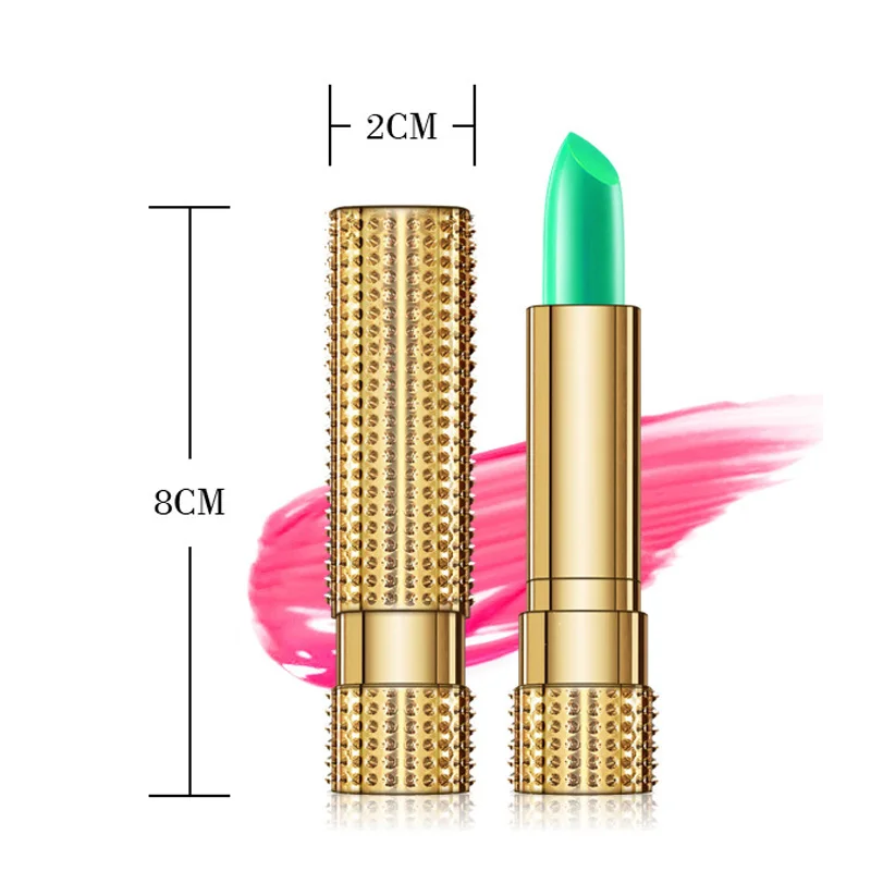 1 шт. волшебный бальзам для губ с алоэ вера Температурное изменение цвета